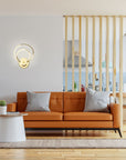 LAMPA ŚCIENNA KINKIET LED APP1043-W Złota