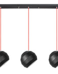 Lampa Sufitowa Wisząca Potrójna APP383-3CPR 1