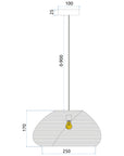 Lampa Wisząca Boho APP1316-1CP 9