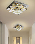 Lampa Sufitowa Kryształowa Plafon LED 24W Kwadratowa APP409-C APP410-C 7