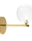 LAMPA ŚCIENNA KINKIET APP1161-1W Złota