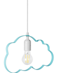 LAMPA WISZĄCA CHMURKA BŁĘKITNA