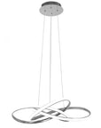 Lampa sufitowa nowoczesna LED + PILOT APP816-CP Node Chrom