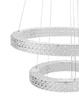 Lampa Wisząca Led Kryształowa Ms007-cp Chrom 5