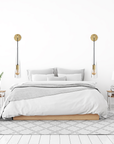 LAMPA ŚCIENNA KINKIET APP896-1W Złota 4