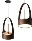 Lampa wisząca LED APP1187-CP Wood Rose Gold