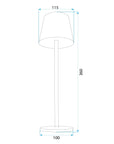 Lampka nocna APP1367-T OLD GOLD