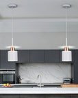 Lampa Wisząca APP1146-1CP Biało Różowe Złoto 8