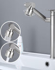 Bateria Umywalkowa REA PACO Wysoka Nikiel Szczotkowany INOX