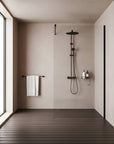 Kabina Prysznicowa Walk-in Rea Flexi Transparent / Black 90 2