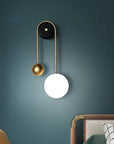 LAMPA ŚCIENNA KINKIET APP1474-W GOLD