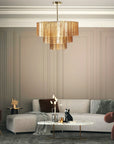 Lampa Sufitowa Wisząca APP1677-8CP Brązowa 7