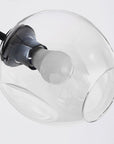Lampa Wisząca Szklane Kule 5 Ramion APP504-5C Czarna