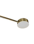 LAMPA SUFITOWA NOWOCZESNA 8-RAMIENNA LED APP524-8C Złota