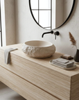 Umywalka nablatowa Rea Mika Warm Beige 7