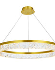 Lampa Wisząca Lhj047-cp 80 Cm Złota 1
