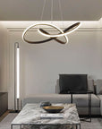 Lampa Sufitowa Wisząca Led G006-cp Czarna + Pilot 7