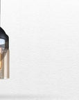Lampa sufitowa wisząca szklana Zenit A Czarna 11