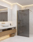 Kabina prysznicowa Walk-In Rea Flexi Grey / Brush Gold 80 3