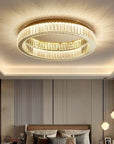 LAMPA KRYSZTAŁOWA PLAFON APP1719-C 40 cm Złota 10