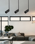 LAMPA SUFITOWA WISZĄCA APP609-1C Czarna
