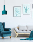 Lampa wisząca OSTI B APP117-1CP Niebieska