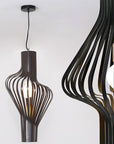 LAMPA SUFITOWA GEOMETRYCZNA APP484-1CP CZARNA 4