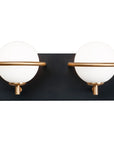 LAMPA ŚCIENNA KINKIET APP1221-2W Czarna 1