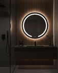Lustro ścienne LED 90cm Modern 3
