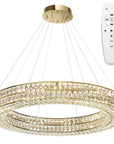 Lampa Sufitowa Wisząca Led App1569-cp Gold 80cm 1