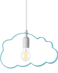 LAMPA WISZĄCA CHMURKA BŁĘKITNA