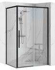 Kabina prysznicowa SOLAR BLACK MAT 90x120