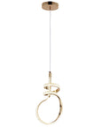 Lampa Wisząca Led G071-cp Złota 3