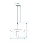 Lampa Wisząca APP1181-1CP