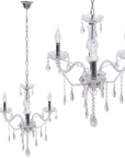 Lampa Kryształowa Żyrandol 300752