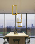 Lampa Sufitowa Wisząca Led Lhj088-3cp Złota 4