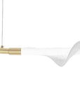 Lampa Wisząca Led G011-cp Biały/złoty 8