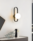 LAMPA ŚCIENNA KINKIET APP1755-1W BLACK WHITE 7
