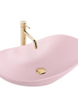 Umywalka Nablatowa Rea Royal Powder Pink Matt 3