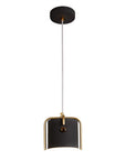 Lampa sufitowa APP934-1CP Elegent Czarna 2