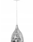 Lampa wisząca lustrzana APP278-1CP SREBRNA