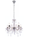 Lampa Sufitowa Wisząca Ebt004-5cp Transparent 1