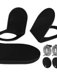 DESKA SEDESOWA WC CARLO FLAT UF BLACK MATT