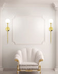 LAMPA KINKIET 75cm APP580-1W ZŁOTY 5