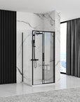 Kabina Prysznicowa Narożna Rapid Slide Black 160x100