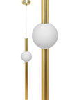 Lampa Sufitowa Wisząca Długa LED APP475-CP Złota
