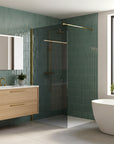 Kabina prysznicowa Walk-In Rea Flexi Grey / Gold 140 4