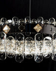 Kryształowa Lampa Sufitowa LED APP1041-CP + pilot 8