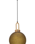 Lampa Sufitowa Wisząca Szklana Mat Kula 25cm APP627-1CP