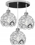 Lampa wisząca sufitowa APP210-3CPR KRYSZTAŁ SREBRNA